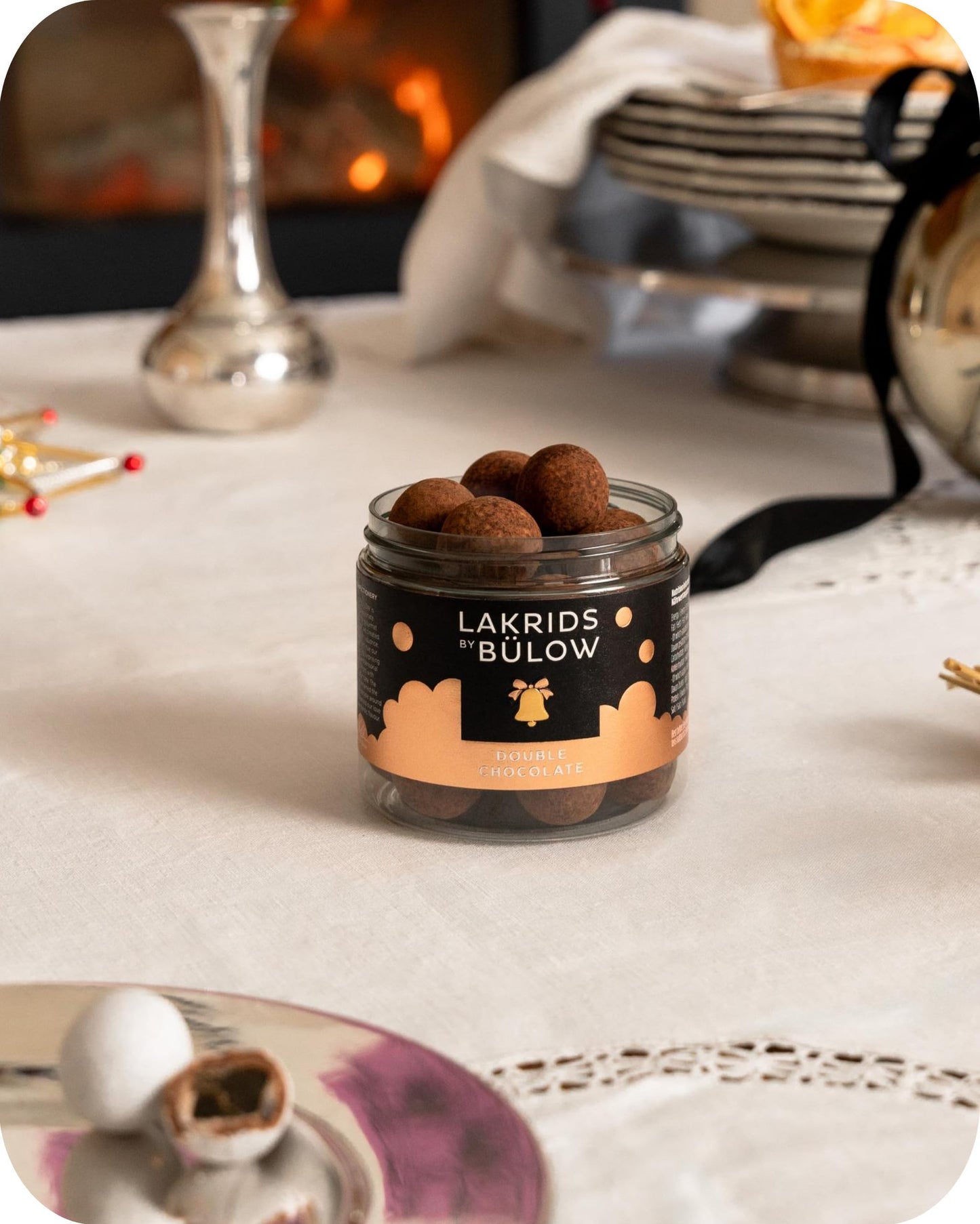 LAKRIDS BY BLOW - Double Chocolate - 4.4 oz - Chocolate Coated Gourmet Licorice with Crunchy Cocoa Nibs