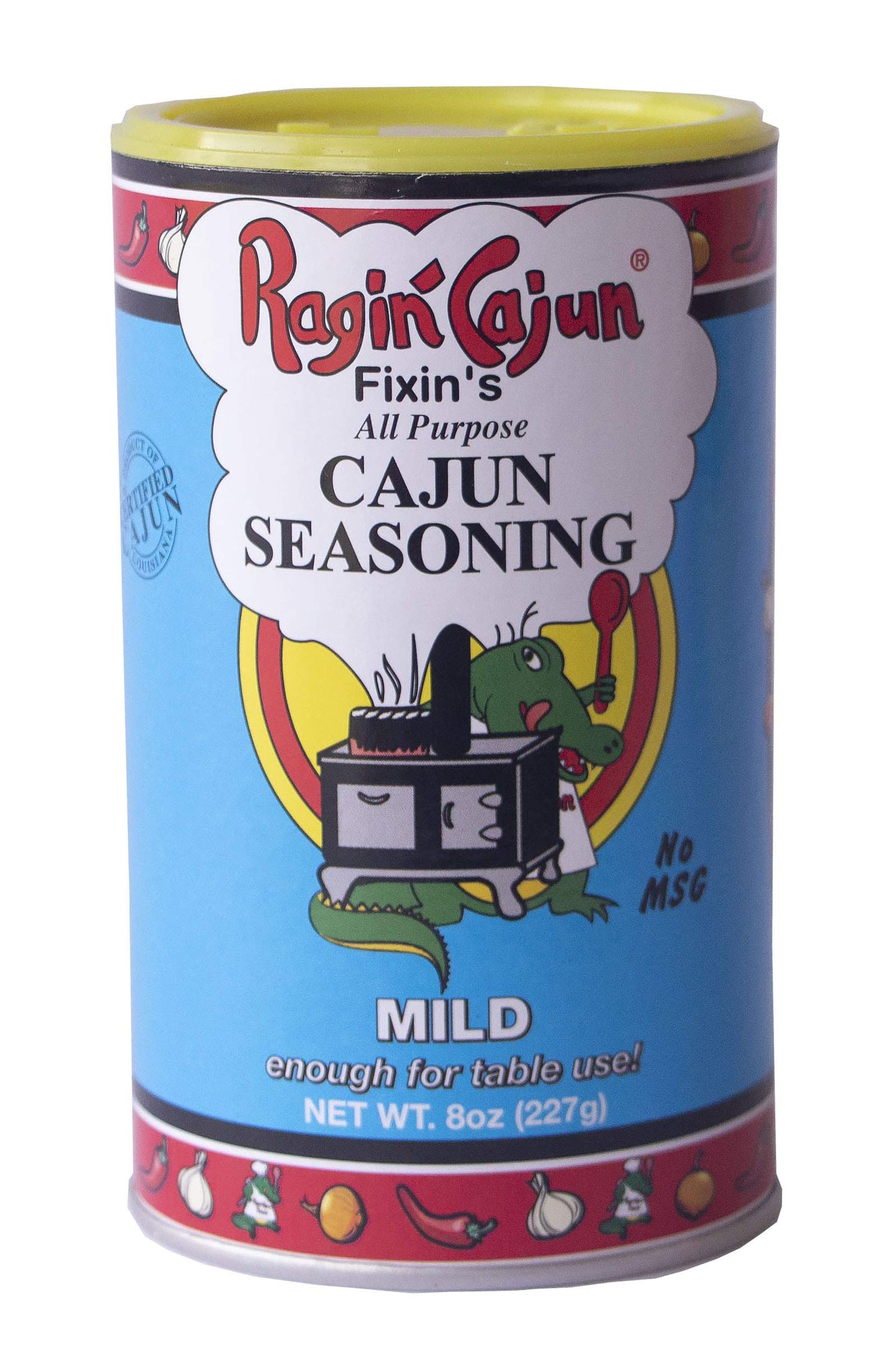 Ragin' Cajun y'ALL Purpose Seasoning, 8 Ounce (Pack of 6)