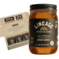 Lineage Provisions 100% Organic Raw Unfiltered Honey - 3-Pack (18 oz Glass Jars) - Undetectable Glyphosate, Chemical-Free, Glute