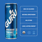 GURU Yerba Mate Organic Energy Drink, Low Calorie, 140mg Caffeine, Acai Berry, 12oz (Pack of 24)