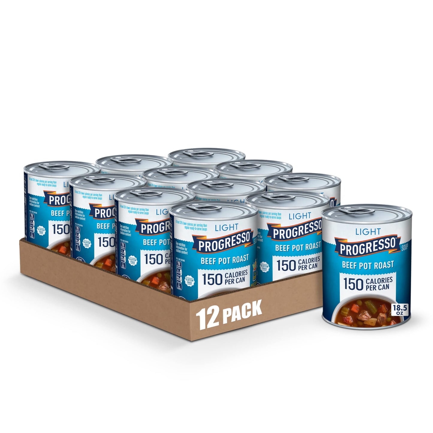 Progresso Light  Beef Pot Roast Soup  Gluten Free  18.5 oz. (Pack of 12)