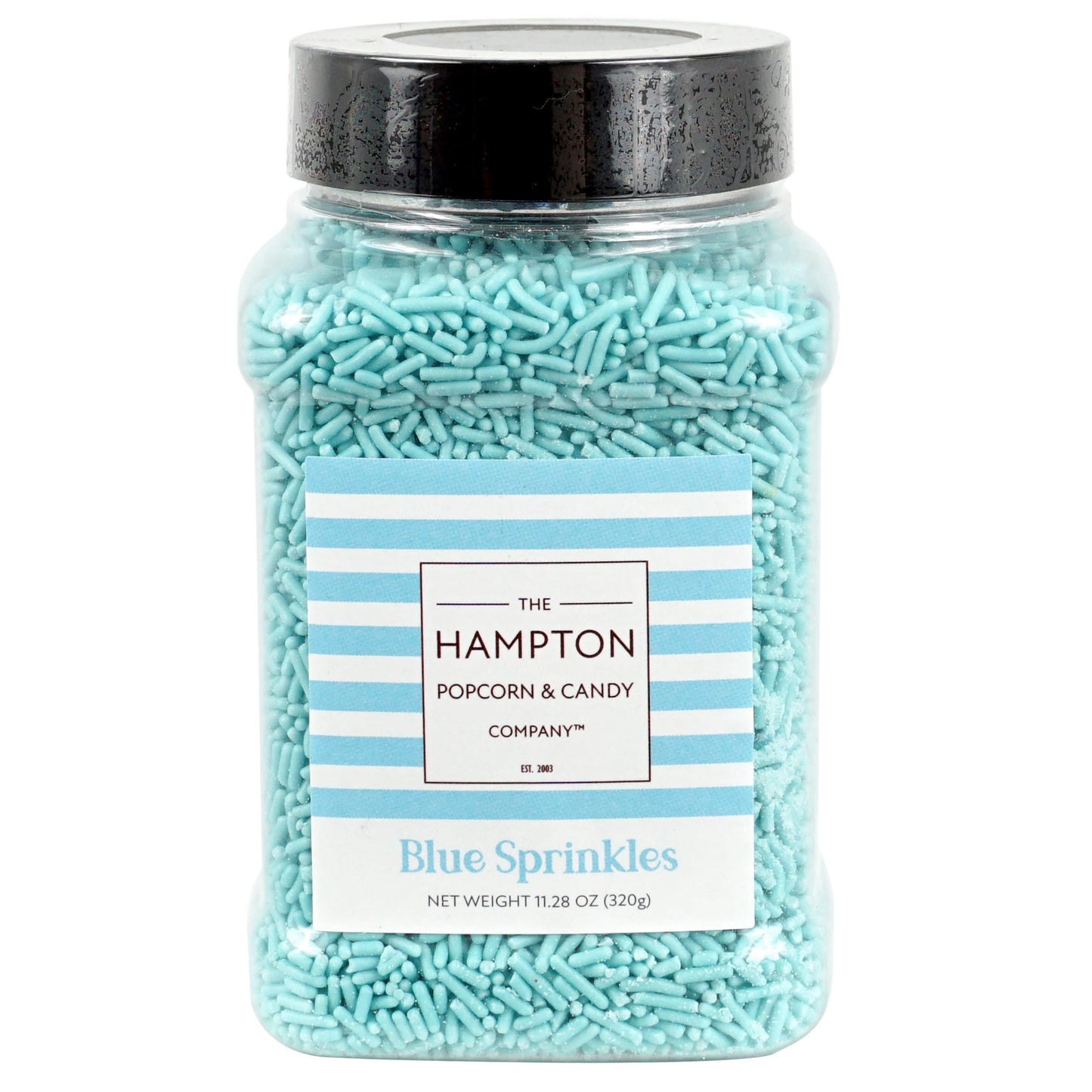 Blue Sprinkles Jimmies 11.28 Oz, Blue Sprinkles For Cake Decorating, Cake Sprinkles, Sprinkles For Baking, Ice Cream & More, Lig