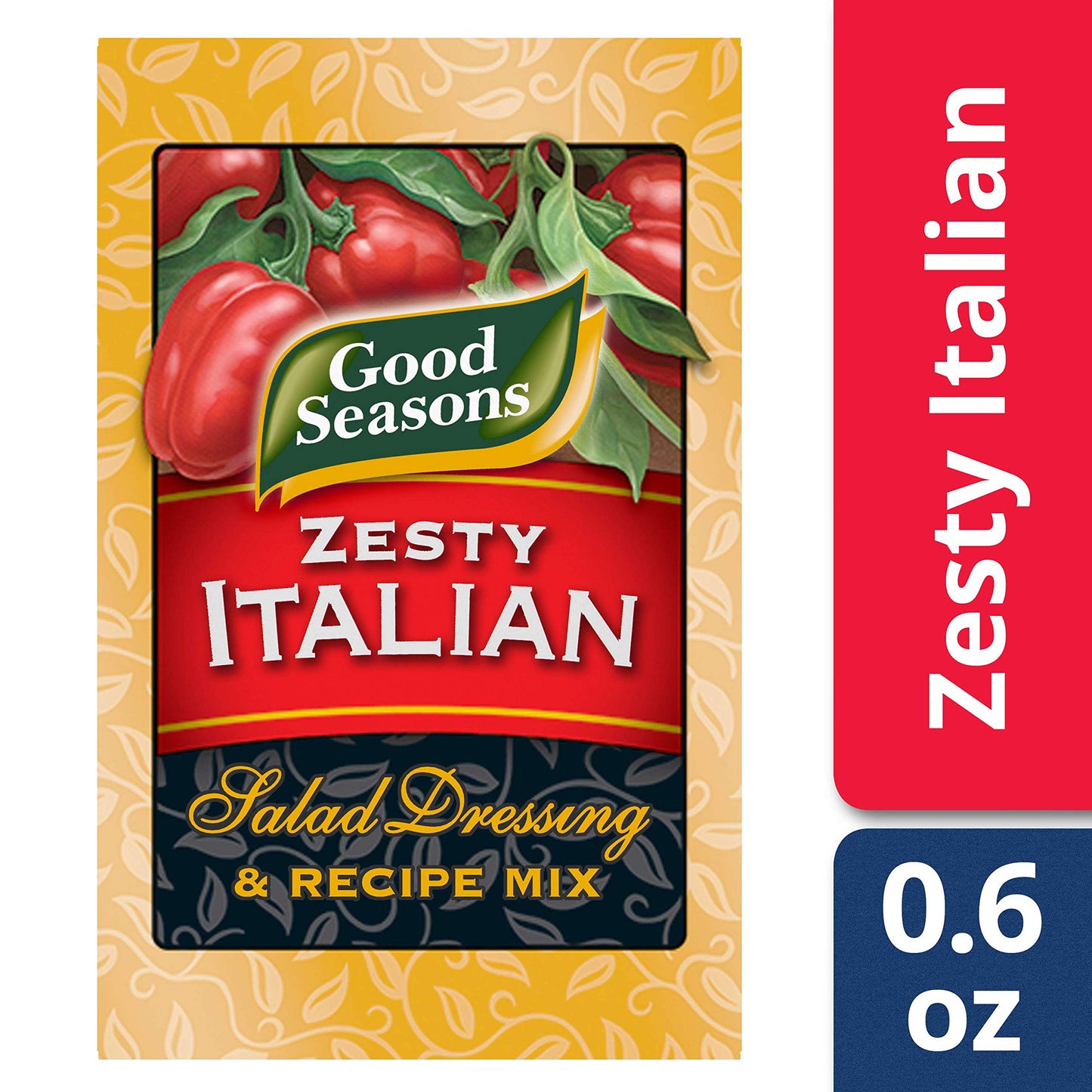 Good Seasons Salad Dressing & Recipe Mix .6-.75Oz Packets (Pack Of 12) (Zesty Italian .6Oz)
