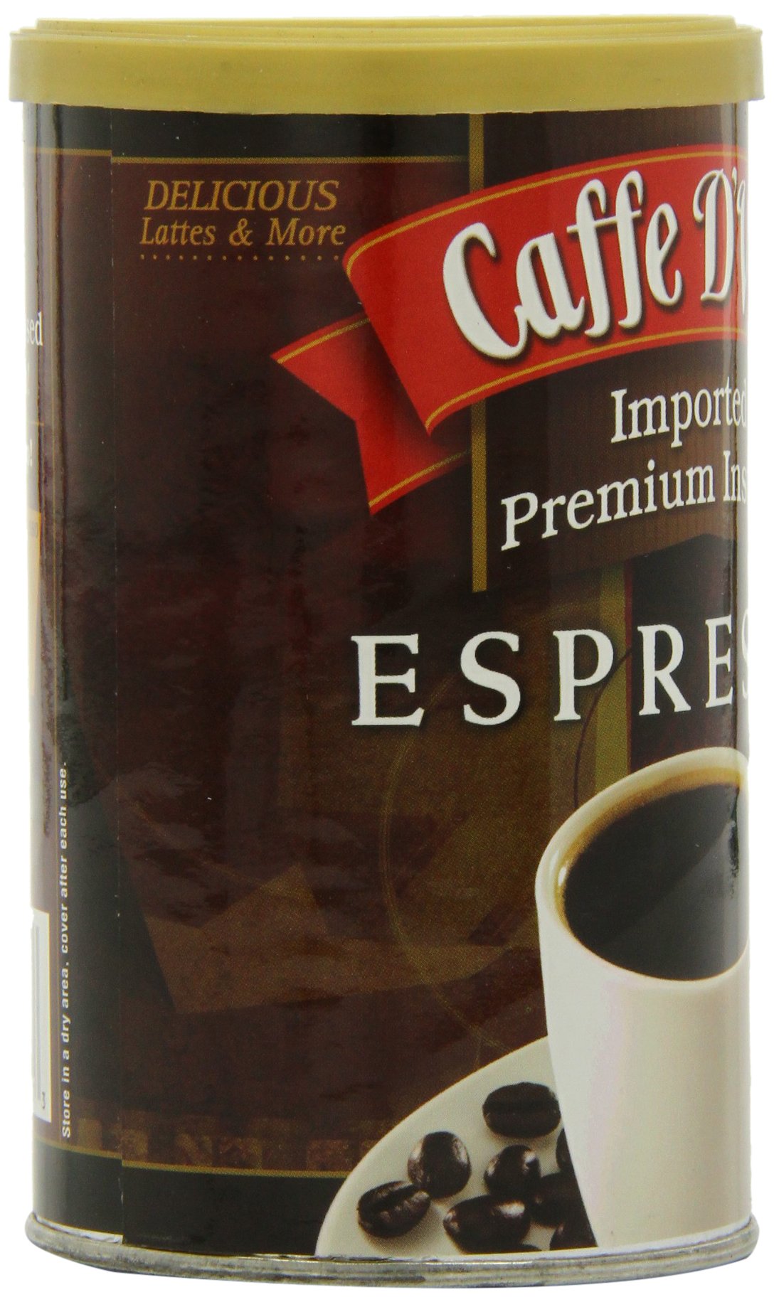 Caffe D Vita, Coffee Inst Espresso, 3 Oz, (Pack Of 6)
