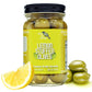 Green Jay Gourmet Stuffed Green Olives - Large 16 Ounces - All Natural Cocktail Garnish & Cheese Board Recipes