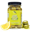 Green Jay Gourmet Stuffed Green Olives - Large 16 Ounces - All Natural Cocktail Garnish & Cheese Board Recipes