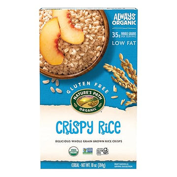 Natures Path Organic Crispy Rice Cereal, 10 oz (Pack of 1), Gluten Free, Non-GMO