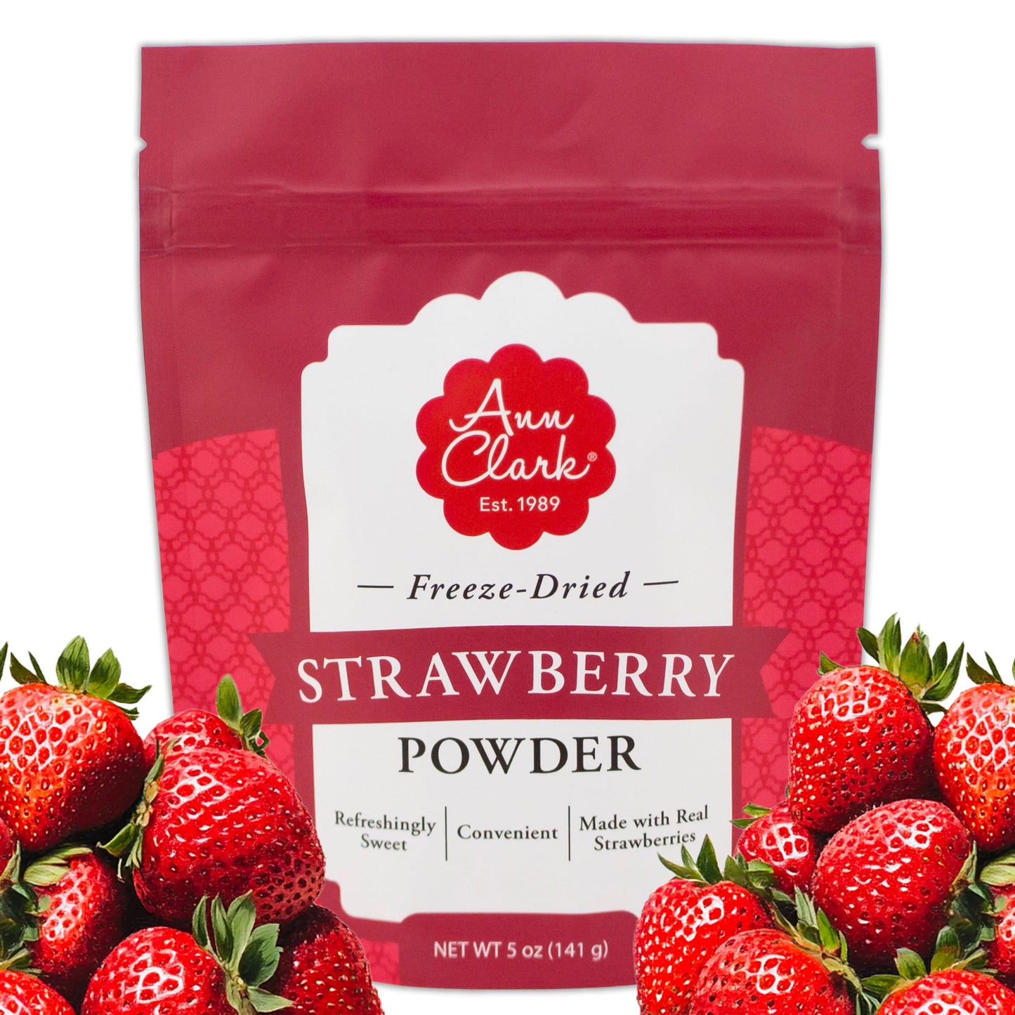 Ann Clark Strawberry Powder, 5 oz. - Premium Baking Ingredient for Delicious Treats
