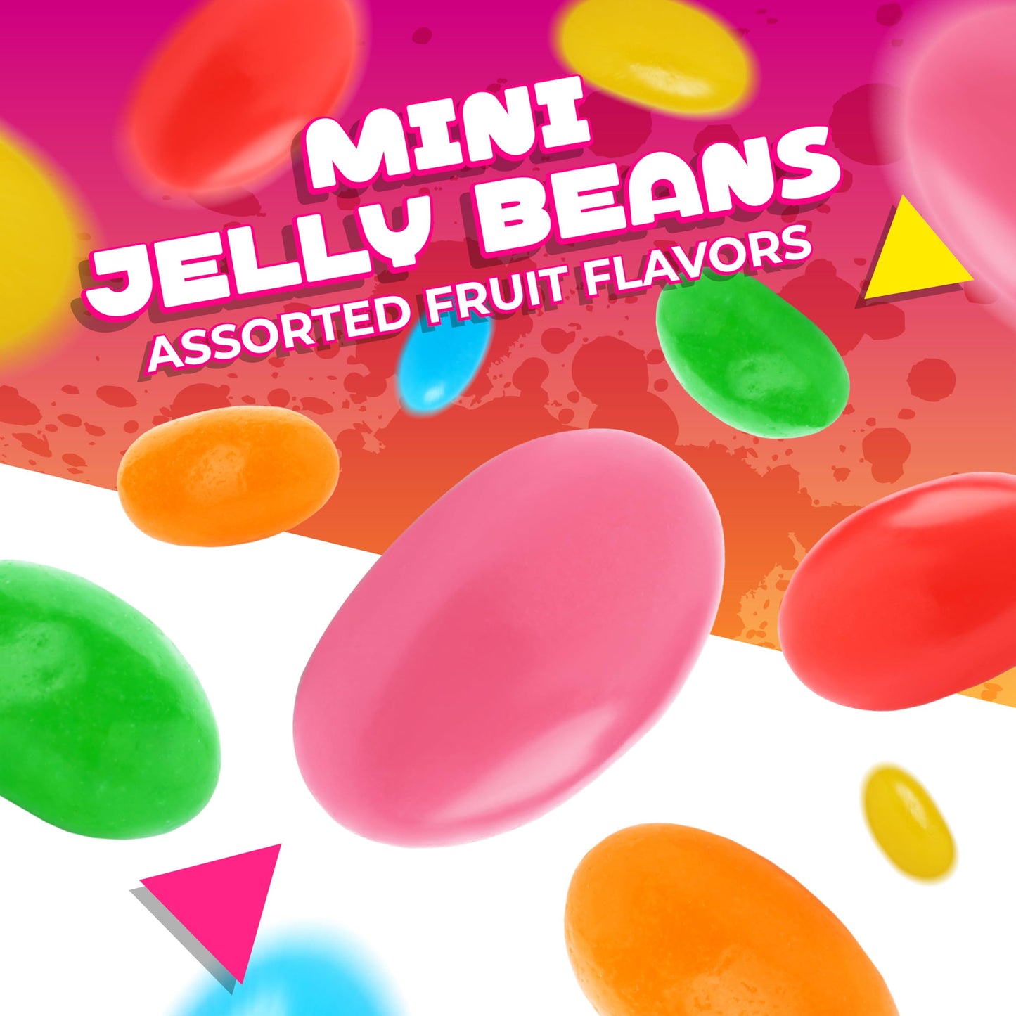 Mini Jelly Beans Candy | 2 Pound Bag | Assorted Fruit Flavors