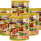 Rani Soya Chaap (Plant Based Protein) 30oz (1.875lbs) 850g, Pack of 6 ~ Easy Open Lid | All Natural | Vegan | No Colors | NON-GM