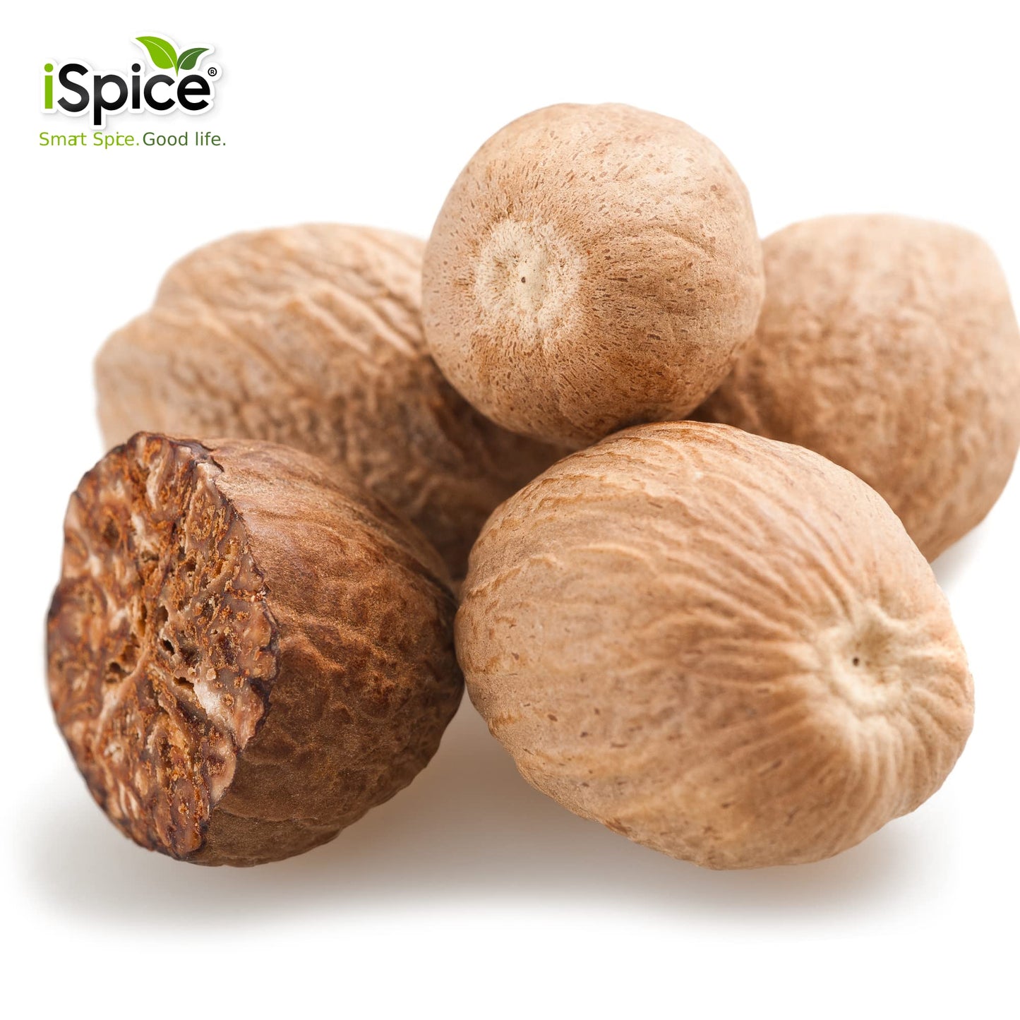 Ispice Premium Nutmeg, Whole Nutmeg Is Gluten Free And Non-Gmo, 100% Natural, Nutmeg Whole Is Used In Coffee, Tea, Hot Chocolate