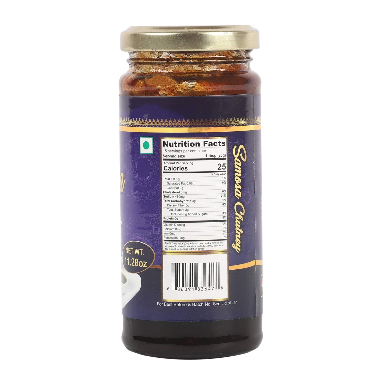 Taj Gourmet Samosa Chutney, (Special Tamarind Spice Blend), 320G (11.2Oz)