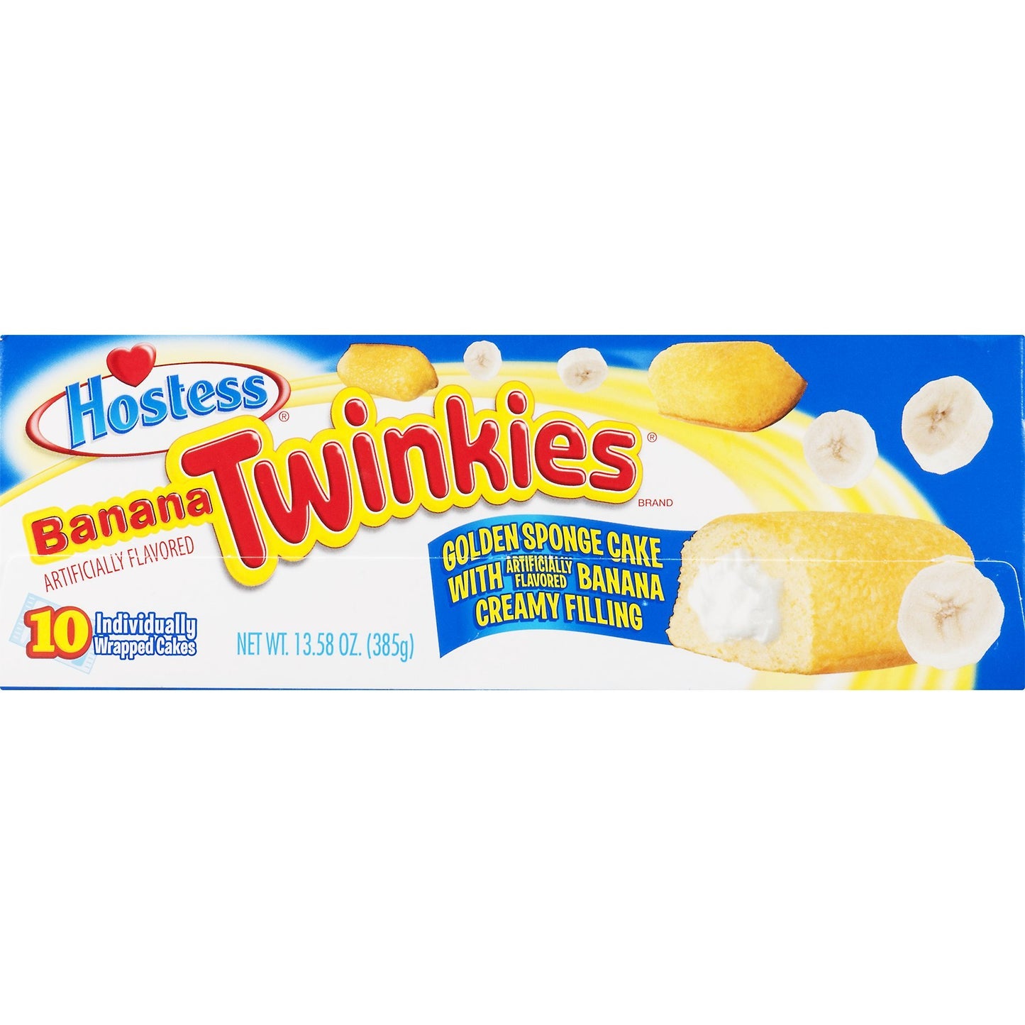 Hostess, ''The Sweetest Comeback In History'', Various Styles And Flavors, 10 Count,13.58Oz Box (Pack Of 3) (Banana Creme Filled