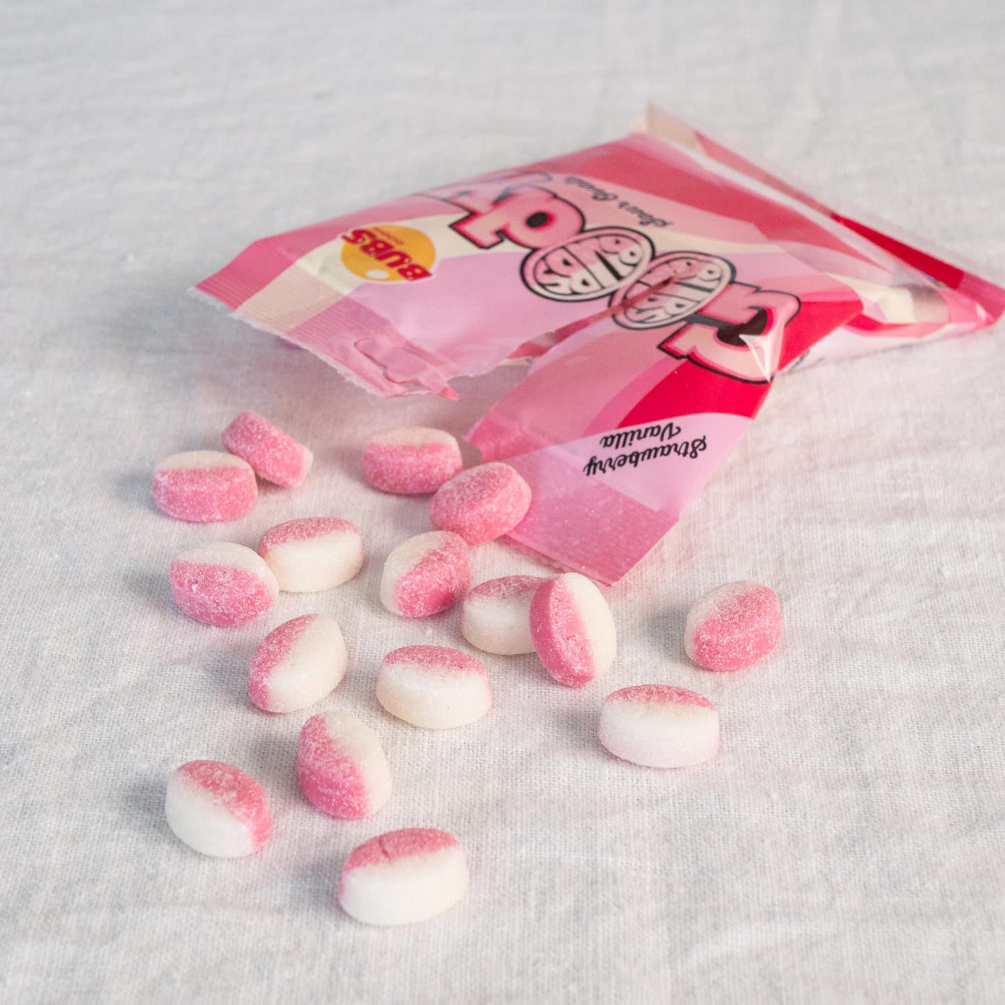 Scandylicious Bubs Goody Candy Ovals Pack - Strawberry/Vanilla, 2 Pack, 12.6 cm x 5.2 cm x 21.4 cm