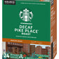 Starbucks K Cups Decaf Pike Place Roast, 24 Count (Pack of 2)