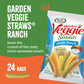 Sensible Portions Garden Veggie Straws, Ranch, Snack Size, 1 Oz (Pack Of 24)