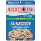 Bumble Bee Low Sodium Chunk White Albacore Tuna in Water, 2.5 oz Pouch - Ready to Eat Wild Caught Tuna Packet - 16g Protein per 