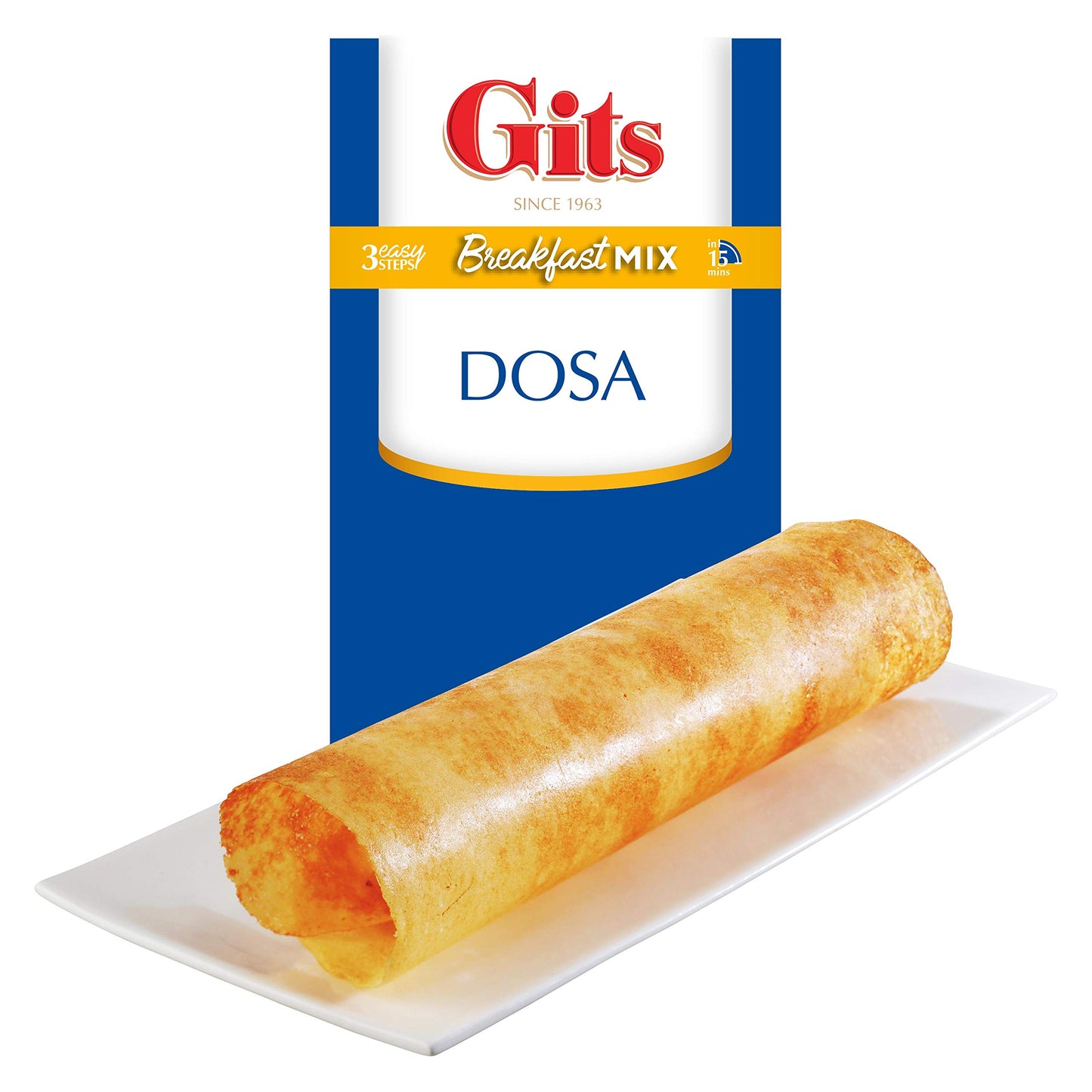 Gits Instant Rice Dosa Breakfast Mix, Makes 8 Per Pack, Pure Veg, South Indian Breakfast Mix, 200G