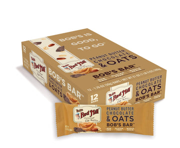 Bob'S Red Mill 12Pk Peanut Butter Chocolate & Oats Bar, 12 Bars (Pack Of 1) - Non Gmo, Gluten Free, Kosher