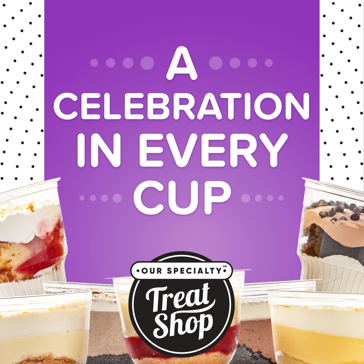 Our Specialty Banana Pudding Parfait Cup with Whipped Topping, Single Serve Dessert, Frozen, 5 Oz