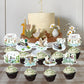 Mallard Duck Baby Shower Decorations - Joybileefun 40Pcs One Lucky Duck Birthday Decorations Cupcake Toppers Hunting Birthday Pa