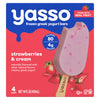 Yasso Frozen Greek Yogurt Bars Strawberries & Cream Bars 4 Count for a ridiculously creamy frozen snack made with the goodness o