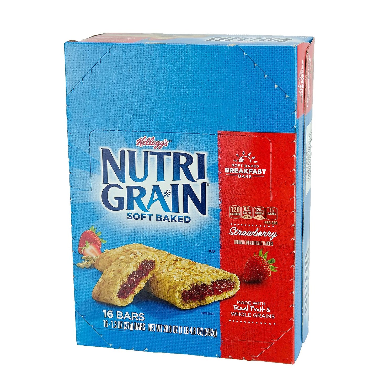 Nutri-Grain Cereal Bars Strawberry Indv Wrapped 16ct 1.300z