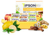 Tipson Organic Turmeric Herbal Tea - Caffeine Free, Non-GMO, Gluten Free - 60 Foil Enveloped Double Chambered Bags