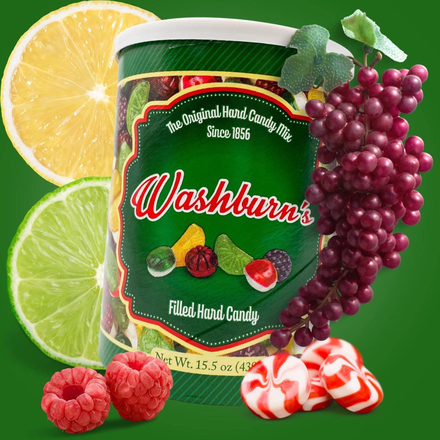 Needzo Old Fashioned Christmas Candy Assortment, Original And Filled Hard Candies, Bulk Tubs Of Assorted Flavors For Bowl Filler