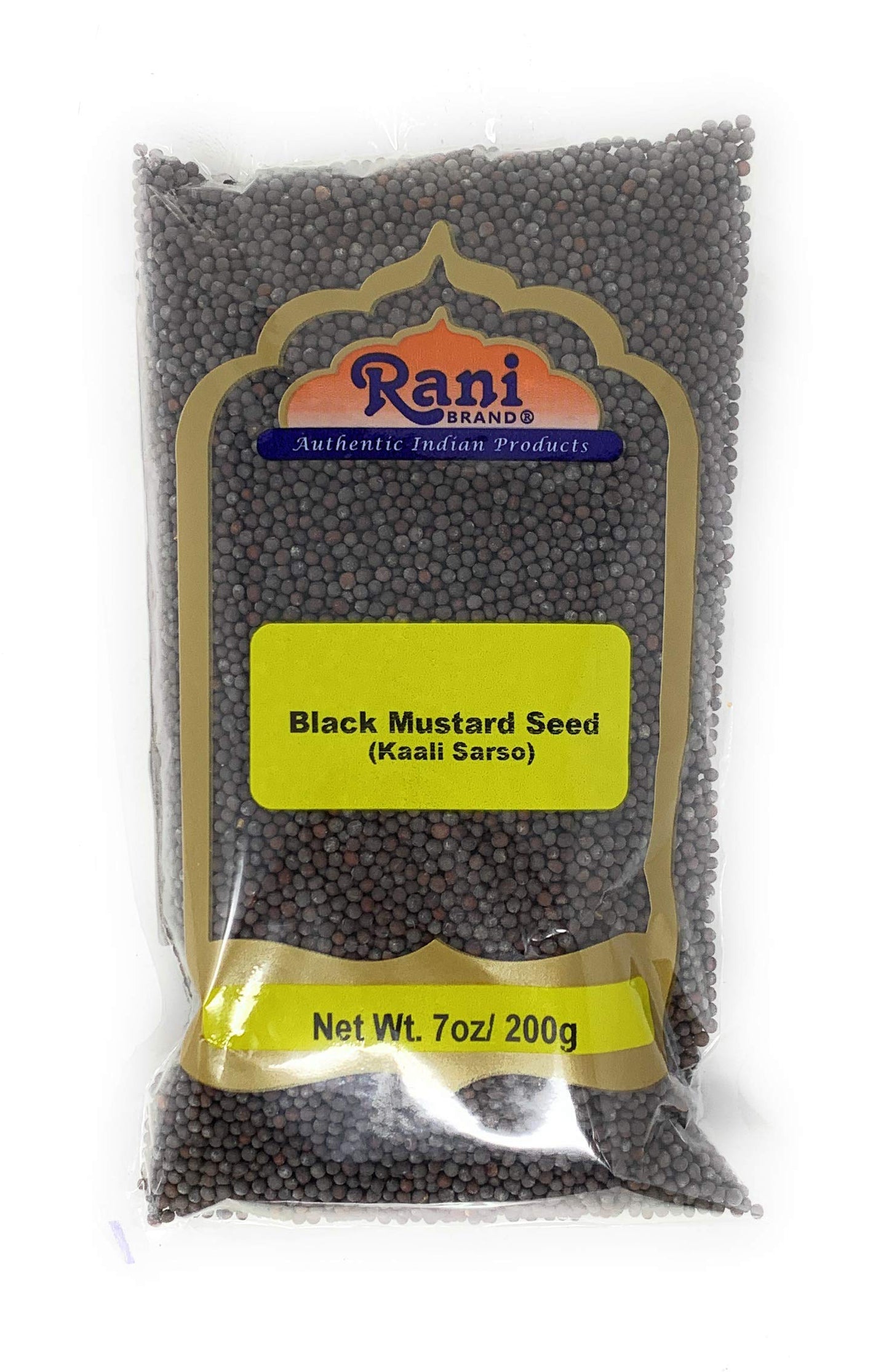 Rani Black Mustard Seeds Whole Spice (Kali Rai) 7Oz (200G) ~ All Natural | Gluten Friendly | Non-Gmo | Vegan | Indian Origin