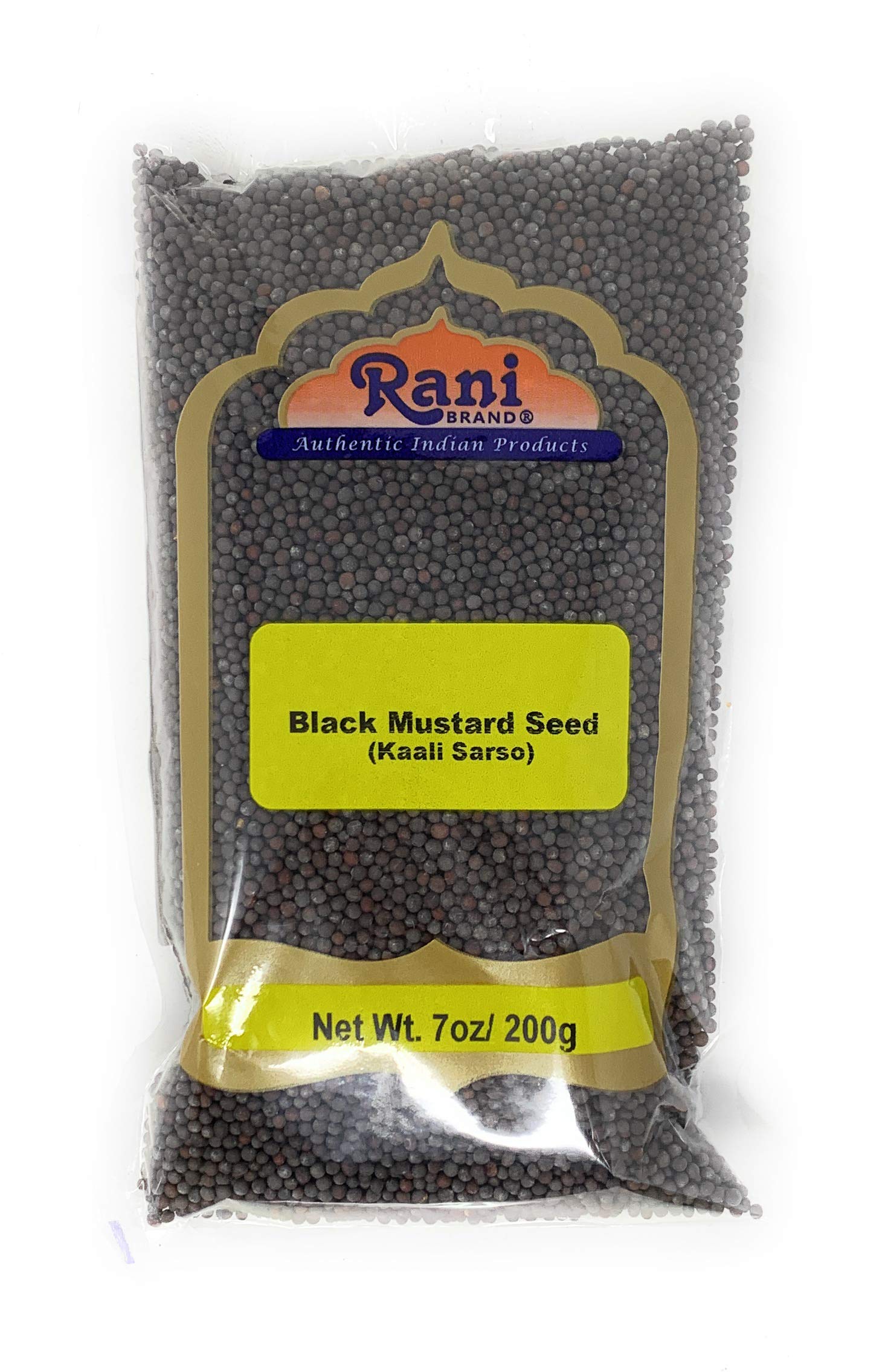 Rani Black Mustard Seeds Whole Spice (Kali Rai) 7Oz (200G) ~ All Natural | Gluten Friendly | Non-Gmo | Vegan | Indian Origin