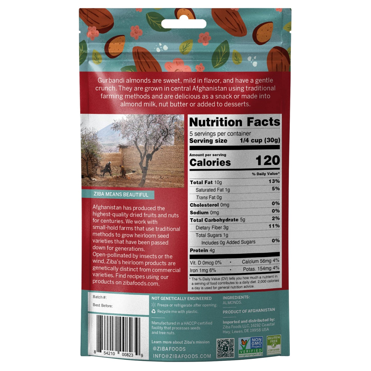 ZF HRLM ALMOND GURBANDI  ( 6 X 5.3 OZ   )