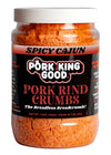 Pork King Good Spicy Cajun Low Carb Keto Diet Pork Rind Breadcrumbs!Perfect For Ketogenic, Paleo, Gluten-Free, Sugar Free and Ba