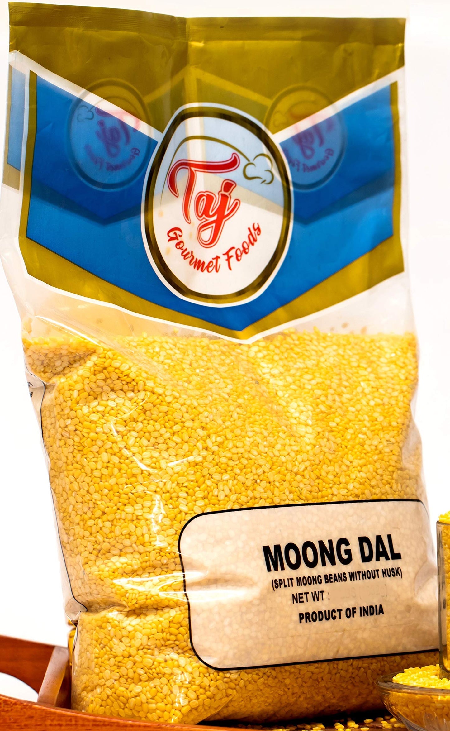 Taj Moong Dal Mung Lentils, (2-Pounds)