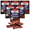Bridgford Sweet Baby Rays Beef Jerky Sweet Teriyaki 6.2 oz Pack of 6 - High Protein Snacks for Low Carb and High Protein Diets -