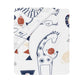 Lambs & Ivy Hall Of Fame Animals/Sports 100% Cotton Fitted Baby Crib Sheet