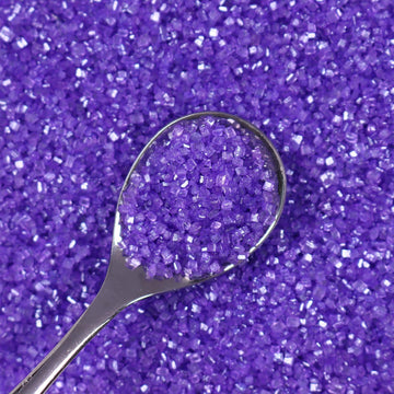 Purple Sanding Sugar For Baking Edible Sparkling Sugar Sprinkles Coarse Sugar Crystals For Valentine Cake Decoration Cookie Cupc