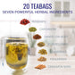 Nutri-Align Fasting Tea - Caffeine Free Herbal Tea Bags, 20 Count, with Chamomile, Dandelion Root, Rosehips, Cinnamon Bark, and More