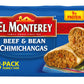 El Monterey Beef and Bean Chimichangas, 32 Oz
