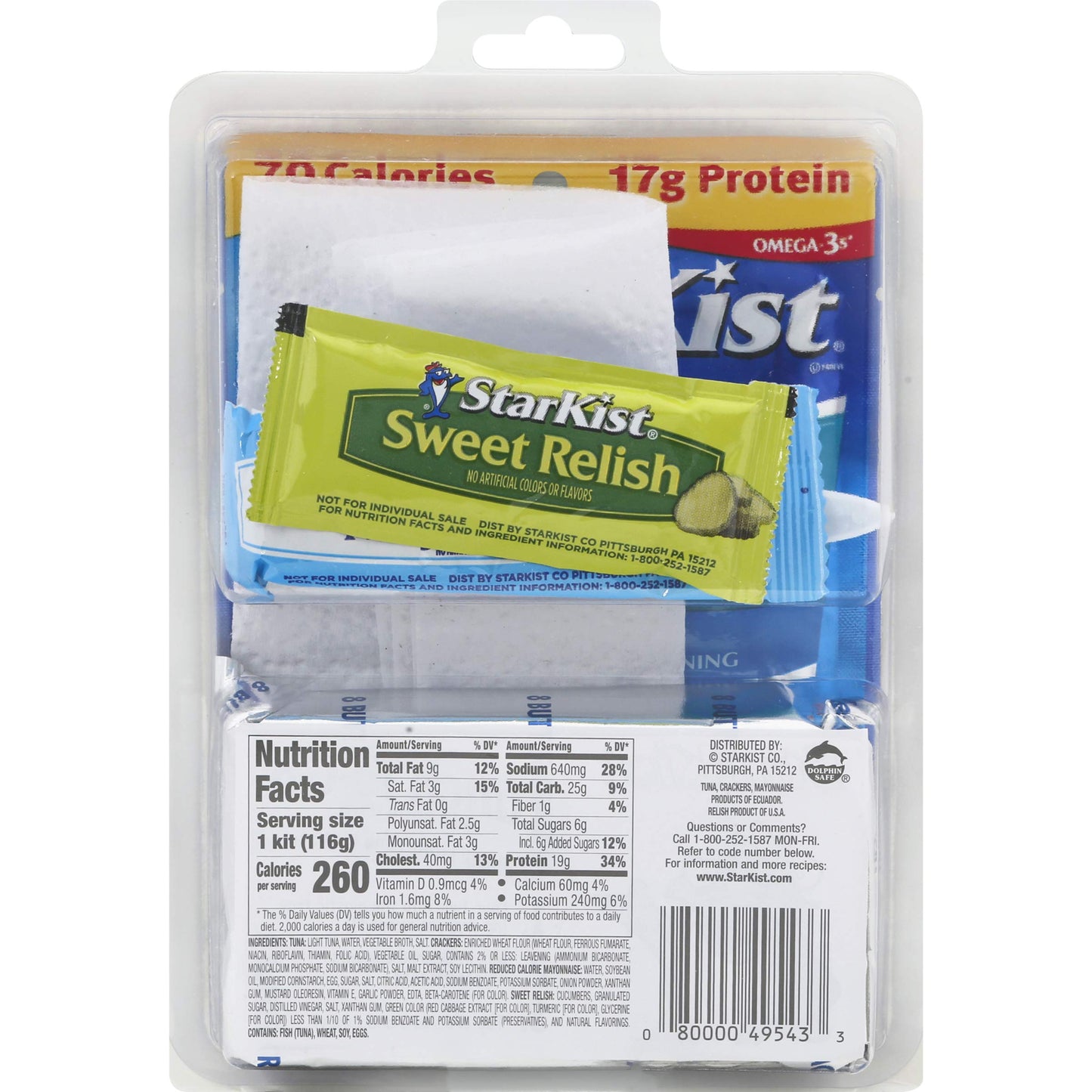 Starkist Lunch To-Go Chunk Light Mix Your Own Tuna Salad (Pouch), 4.1 Ounce Kit