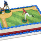 Decoset Batter Up 3 Piece Decorations Set, Cake And Cupcake Toppers For Baseball Themed Birthdays, Celebrations, And Parties, Fo