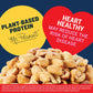 PLANTERS Dry Roasted Peanuts, 34.5 oz. Resealable Plastic Jar - Peanuts with Sea Salt - Peanut Snacks - Shareable Snacks - Heart