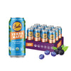 Babe Beverages Organic Yerba Mate Energy Drinks, 150mg Caffeine, Blueberry Açaí, 12 Pack, 16oz Cans