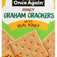 ONCE AGAIN Organic Honey Graham Crackers, 7.93 OZ