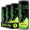 Green Lemon Lime - Sugar Free, No Calories, Naturally Sweetened with 100% Stevia Leaf Extract, Carbonated Soda, 12 Fl Oz each ca