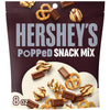 HERSHEYS Milk Chocolate, Popcorn and Pretzel Popped Snack Mix Bag, 8 oz