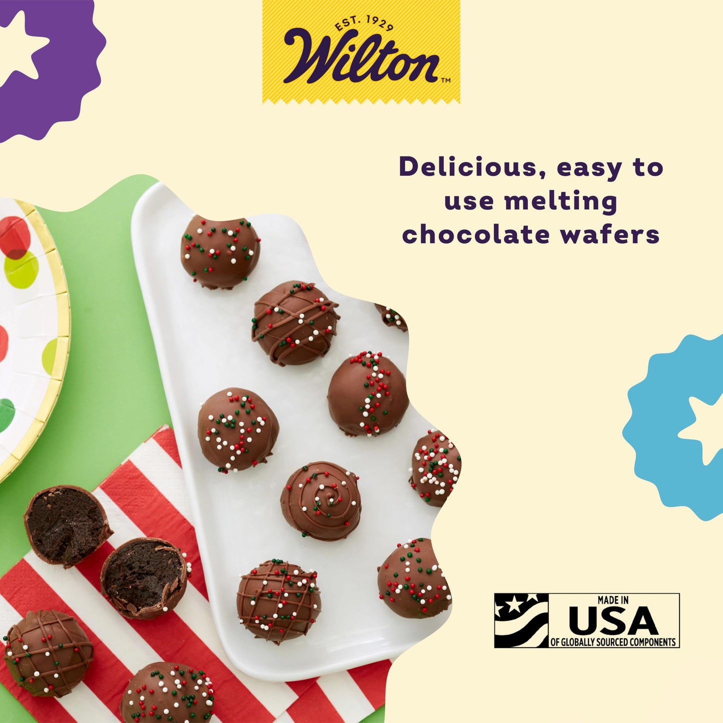 Wilton Chocolate Pro Chocolate Melting Wafers - Fill Your Chocolate Fondue Fountain With The Quick Melting Chocolate Wafers For