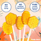 Sparko Sweets Sea Salt Honeycomb Lollipops, Made In Usa, No Artificial Ingredients, No Corn Syrup, 40 Pieces, 1.3-Inch Diameter, 1.5 Lbs, Gold – Ideal For Tea Stirrers, Sore Throat Remedy, And Gifts