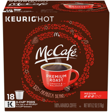 Mccafe Premium Roast Keurig K Cup Coffee Pods (18 Count)