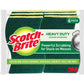 Scotch-Brite, Mmmhd3, Heavy-Duty Scrub Sponges, 3 / Pack, Yellow,Green